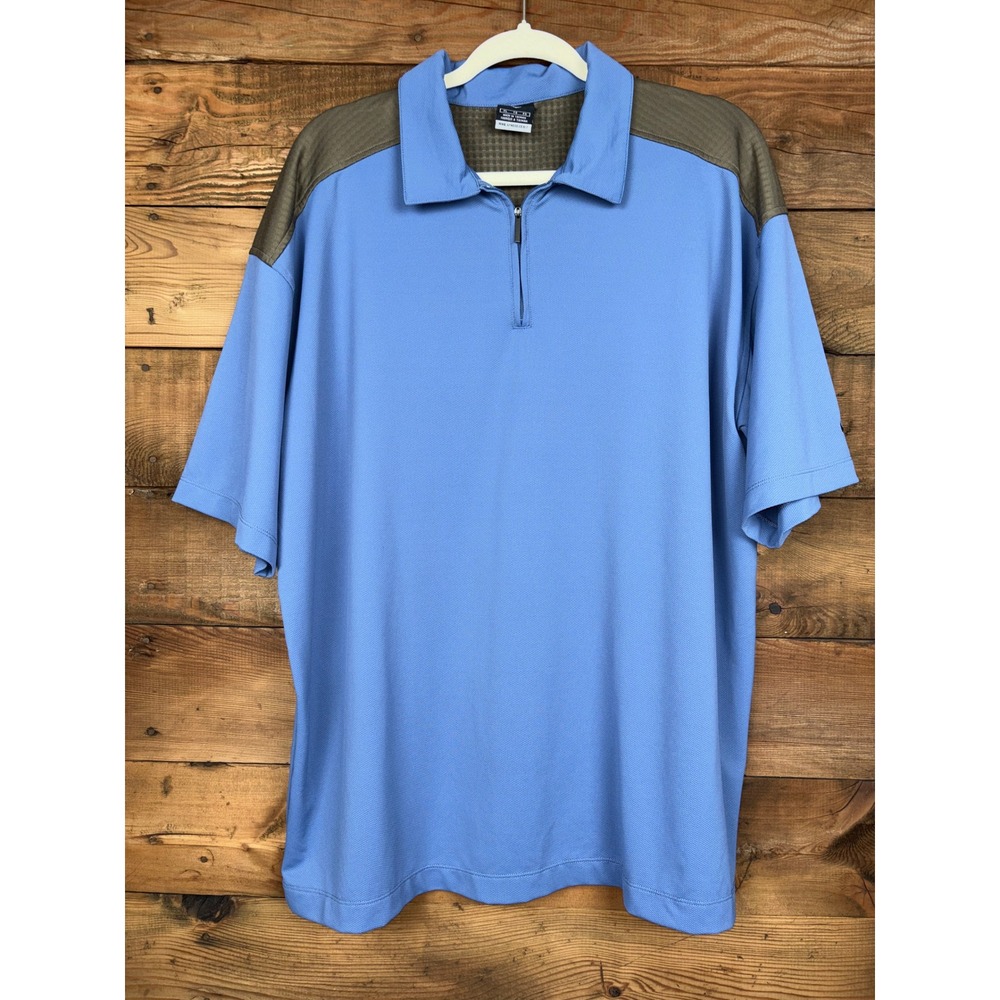 Nike Golf Men's XL Sphere React 1/4 Zip Short Sleeve Performance Polo Shirt